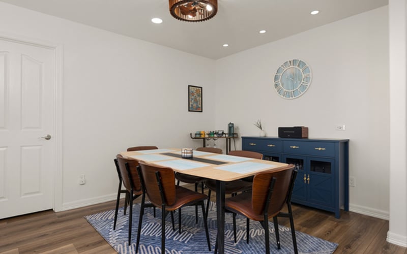 Upstairs Great Room with Dining area/ Coffee and wine bar