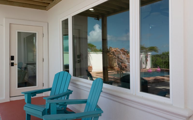 Poolside lanai / Master suite direct access