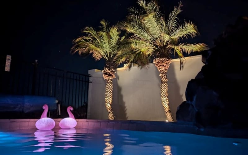 Heated pool, perfect for evening swims.